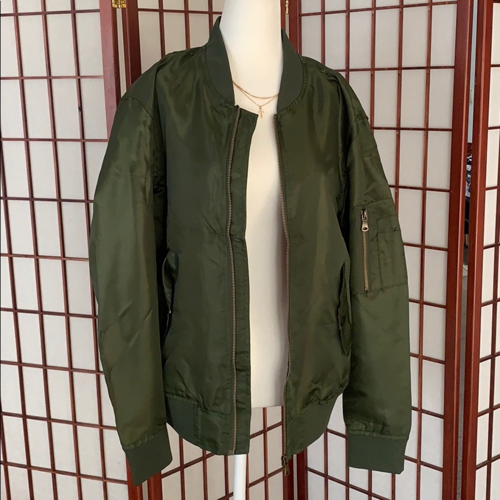 Men’s Green Bomber Jacket